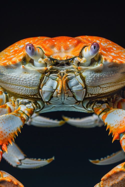 海鮮水產(chǎn)市場(chǎng)常見螃蟹 攝影圖